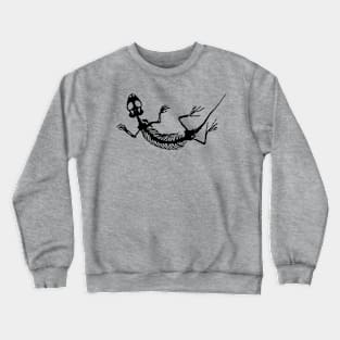 Eichstaettisaurus skeleton- black Crewneck Sweatshirt